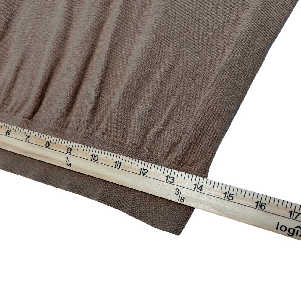 Zara Elevated Basic Neutral Crew Neck Pullover Sw… - image 8